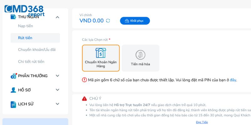 Nhà cái mang đến sự minh bạch giúp người chơi an tâm rút thưởng.