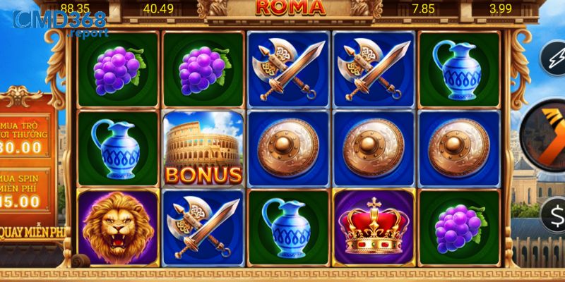 Slots game CMD368 khám phá đa dạng trò chơi, tỷ lệ thắng cao