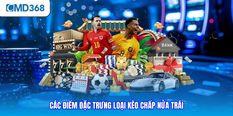 Các điểm đặc trưng loại kèo chấp nửa trái