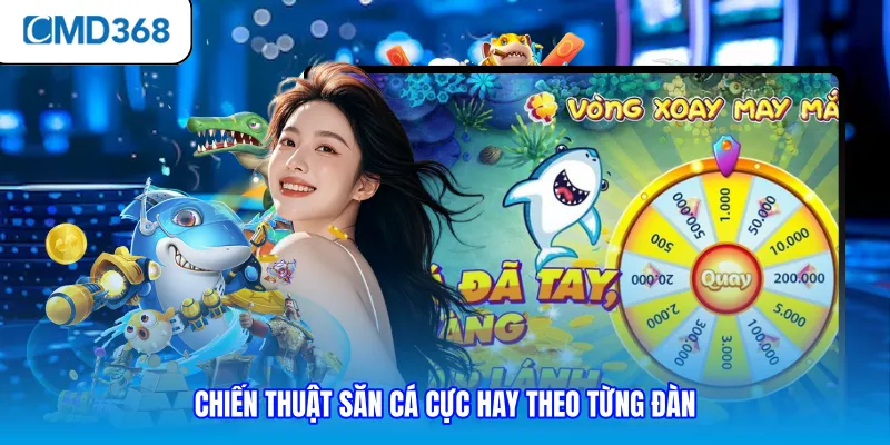 Chiến thuật săn cá cực hay theo từng đàn