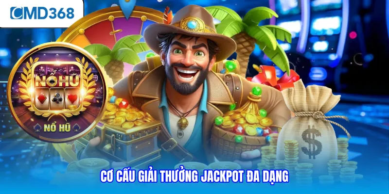 Cơ cấu giải thưởng Jackpot đa dạng