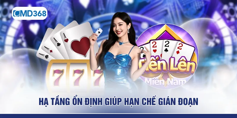 Hạ tầng ổn định giúp hạn chế gián đoạn 