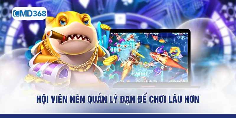 Hội viên nên quản lý đạn để chơi lâu hơn