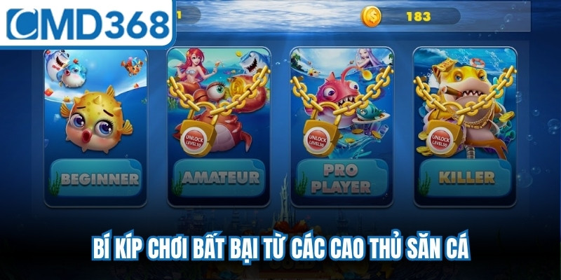Bí kíp chơi bất bại từ các cao thủ săn cá