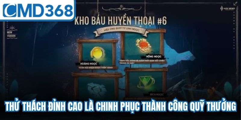 Thử thách đỉnh cao nhất là chinh phục thành công quỹ thưởng
